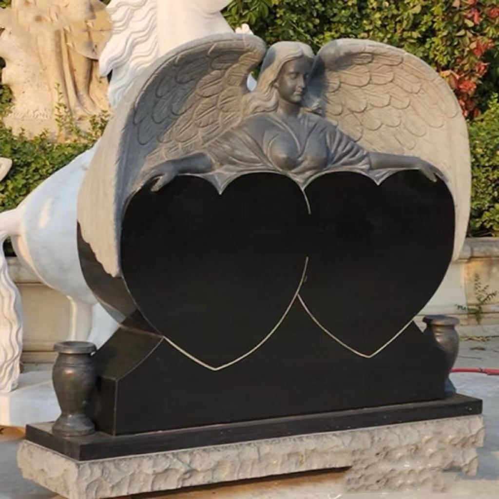 এঞ্জেল গার্ডিয়ান ডাবল হার্ট টম্বস্টোন