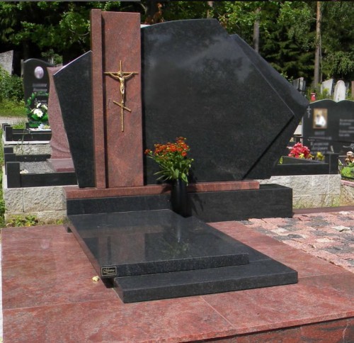 চীন জিঙ্গিয়ান আধুনিক আর্ট স্টাইল টম্বস্টোন (যীশু ক্রস সজ্জা সহ)