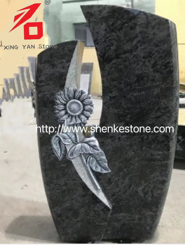 জার্মানি স্টাইল সূর্য ফুলের গ্রাভস্টোন